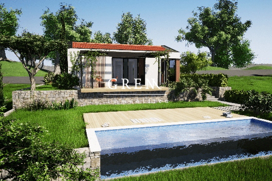 Ground floor with swimming pool under construction - Višnjan -